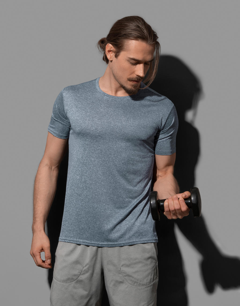 Recycled Sports-T Move Men in Farbe Grey Heather