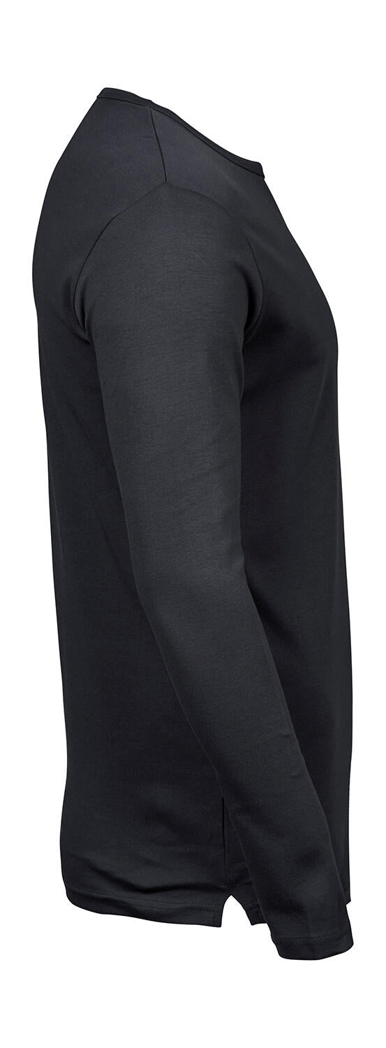 Men's LS Interlock T-Shirt in Farbe White