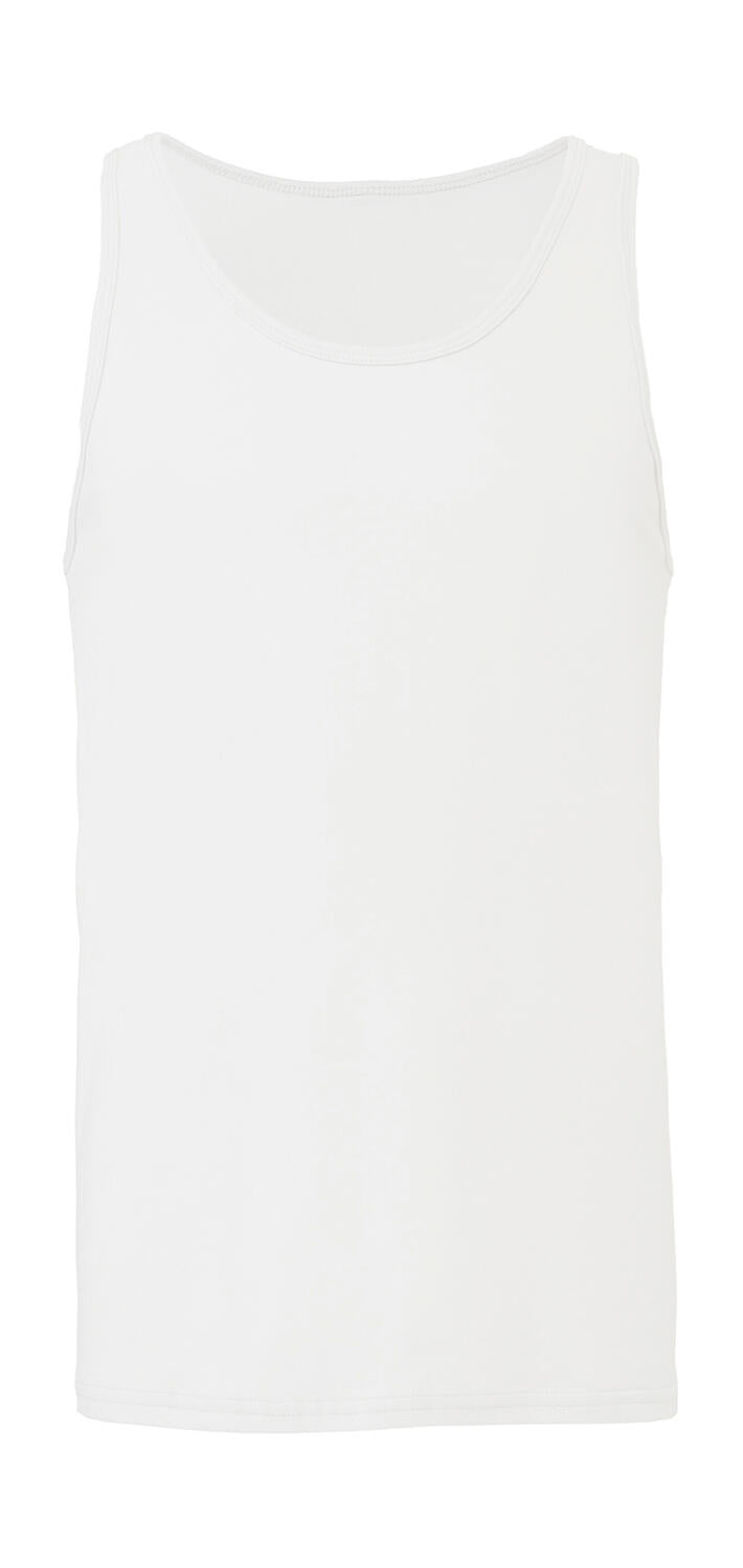 Unisex Jersey Tank in Farbe White