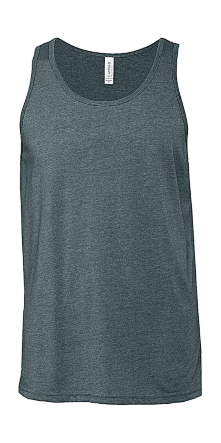 Unisex Jersey Tank in Farbe Heather Slate