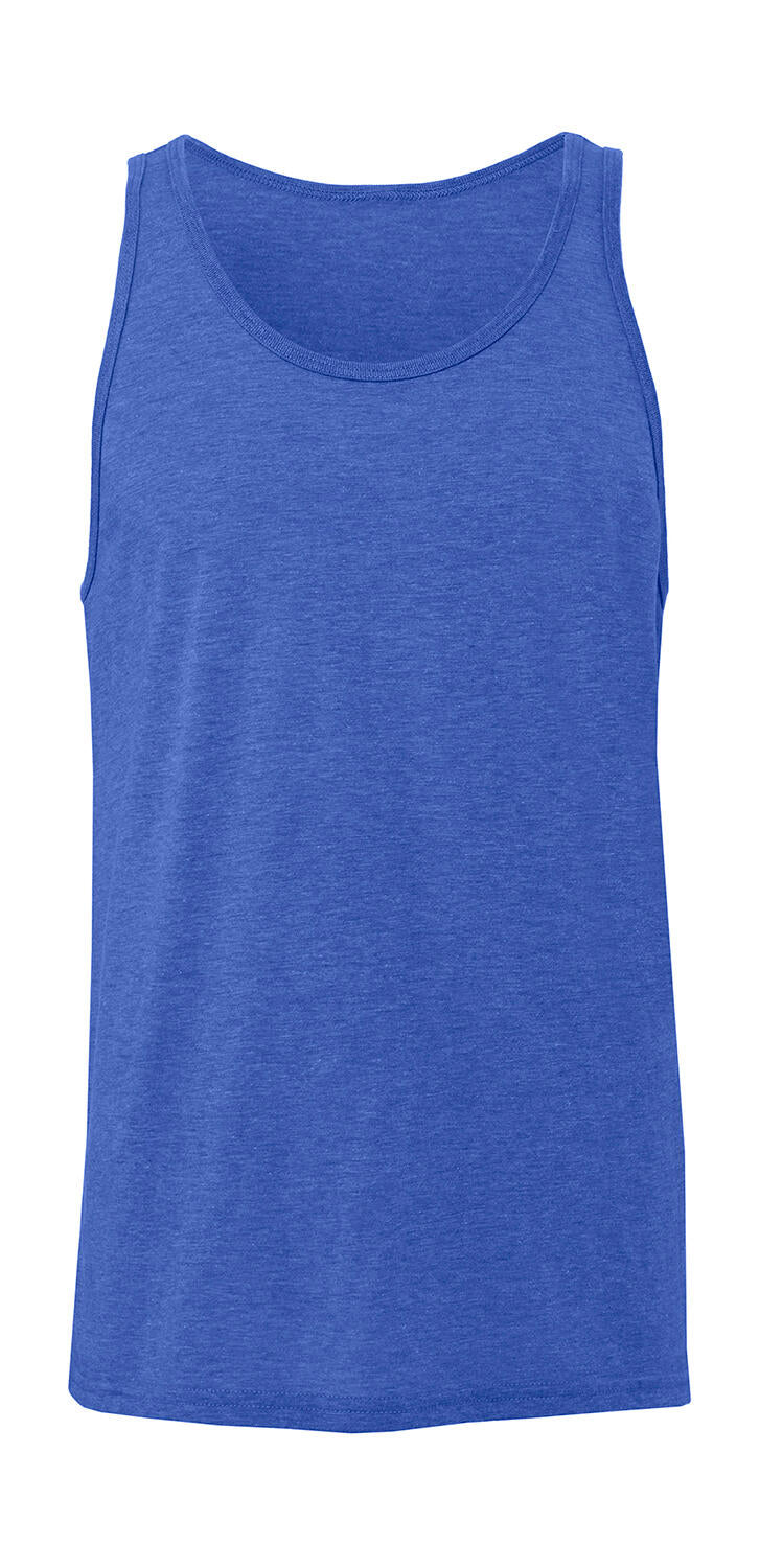 Unisex Jersey Tank in Farbe True Royal Triblend