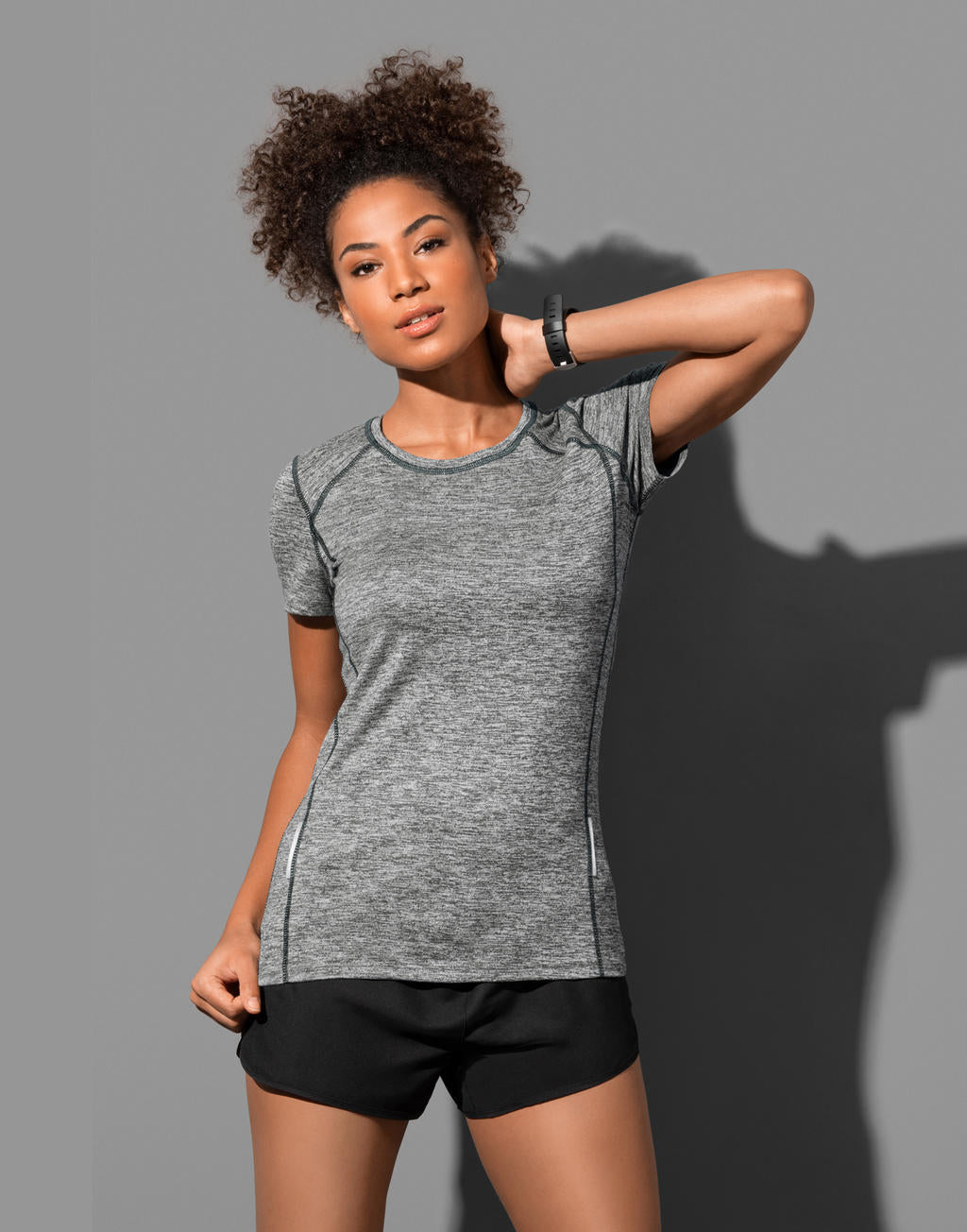 Recycled Sports-T Reflect Women in Farbe Grey Heather