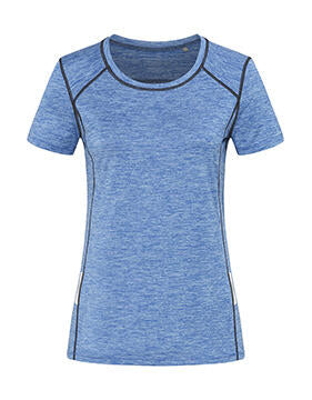 Recycled Sports-T Reflect Women in Farbe Blue Heather