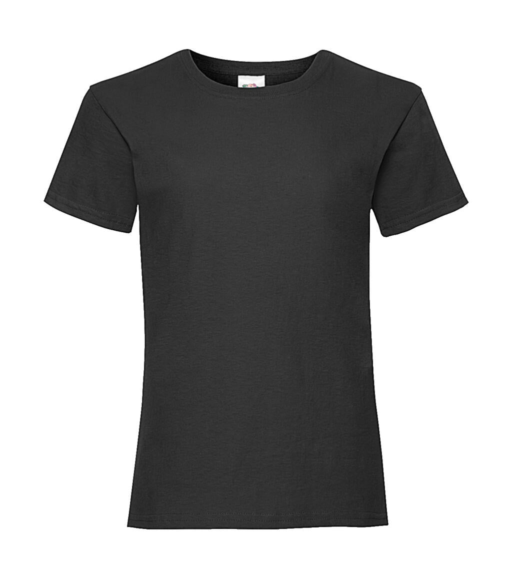 Girls Valueweight T in Farbe Black