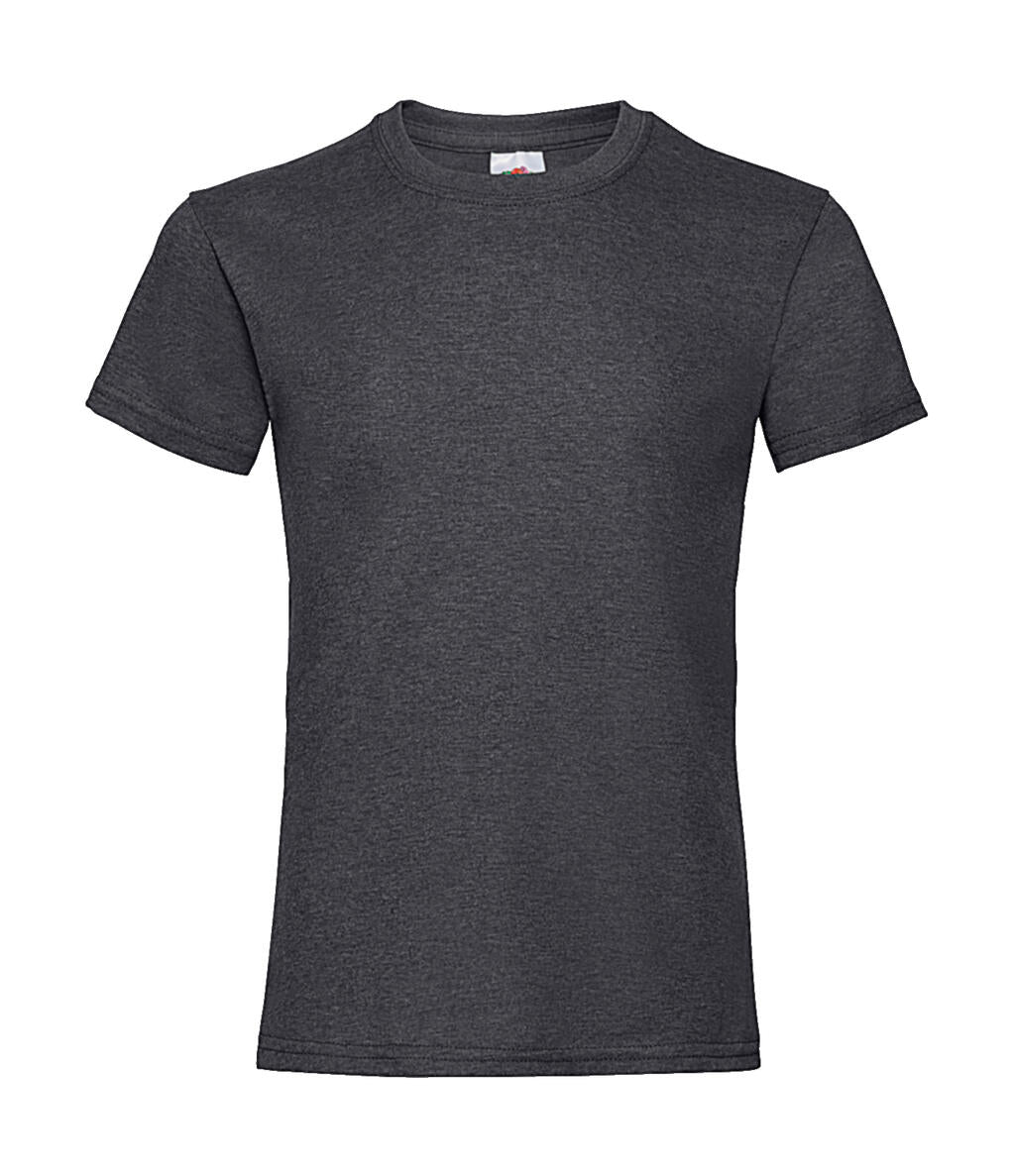 Girls Valueweight T in Farbe Dark Heather Grey