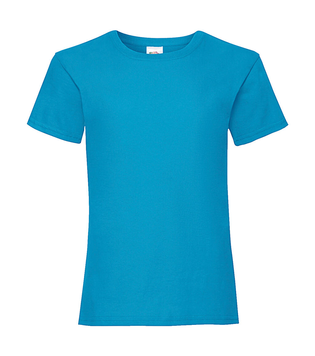 Girls Valueweight T in Farbe Azure Blue