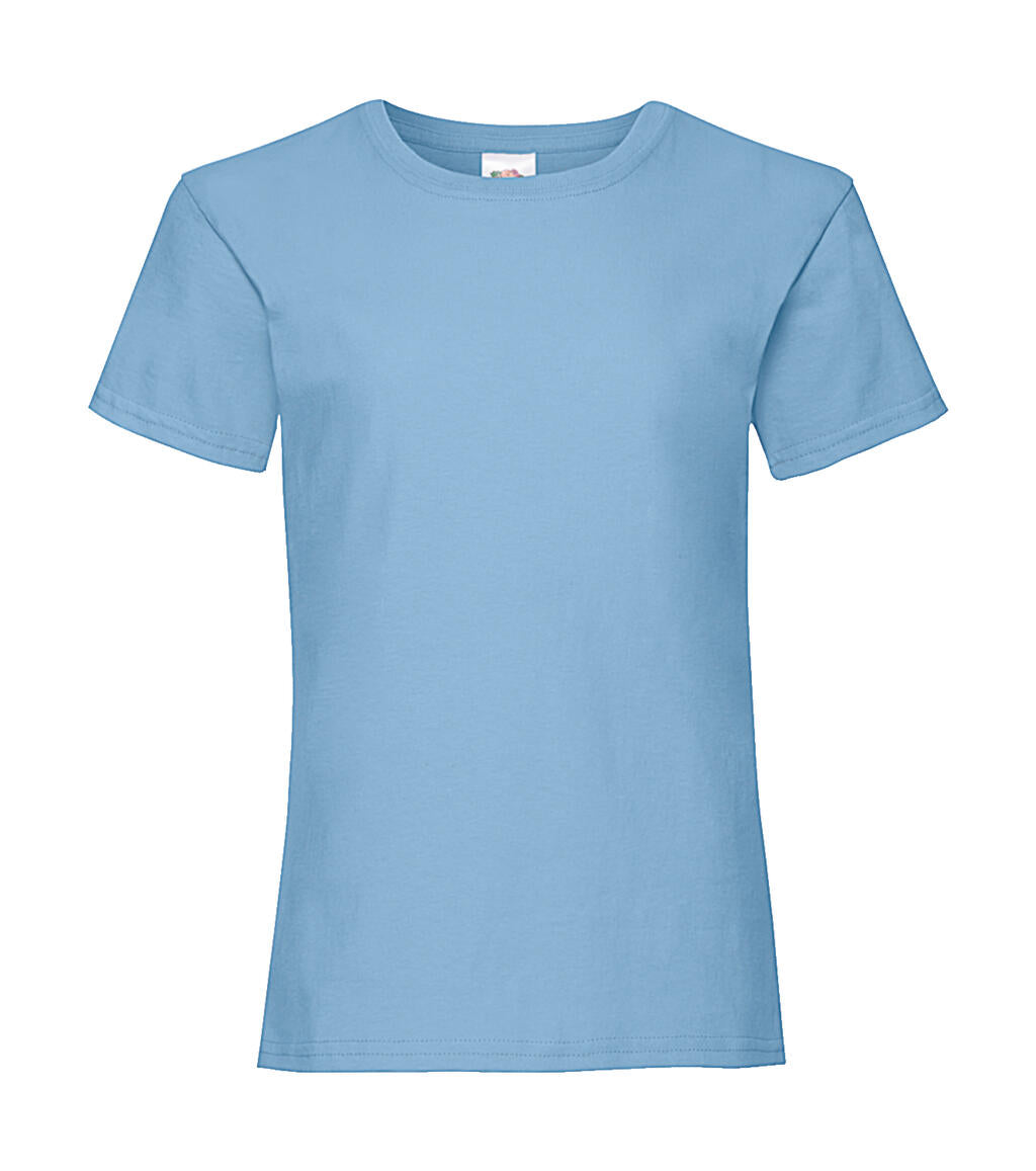 Girls Valueweight T in Farbe Sky Blue