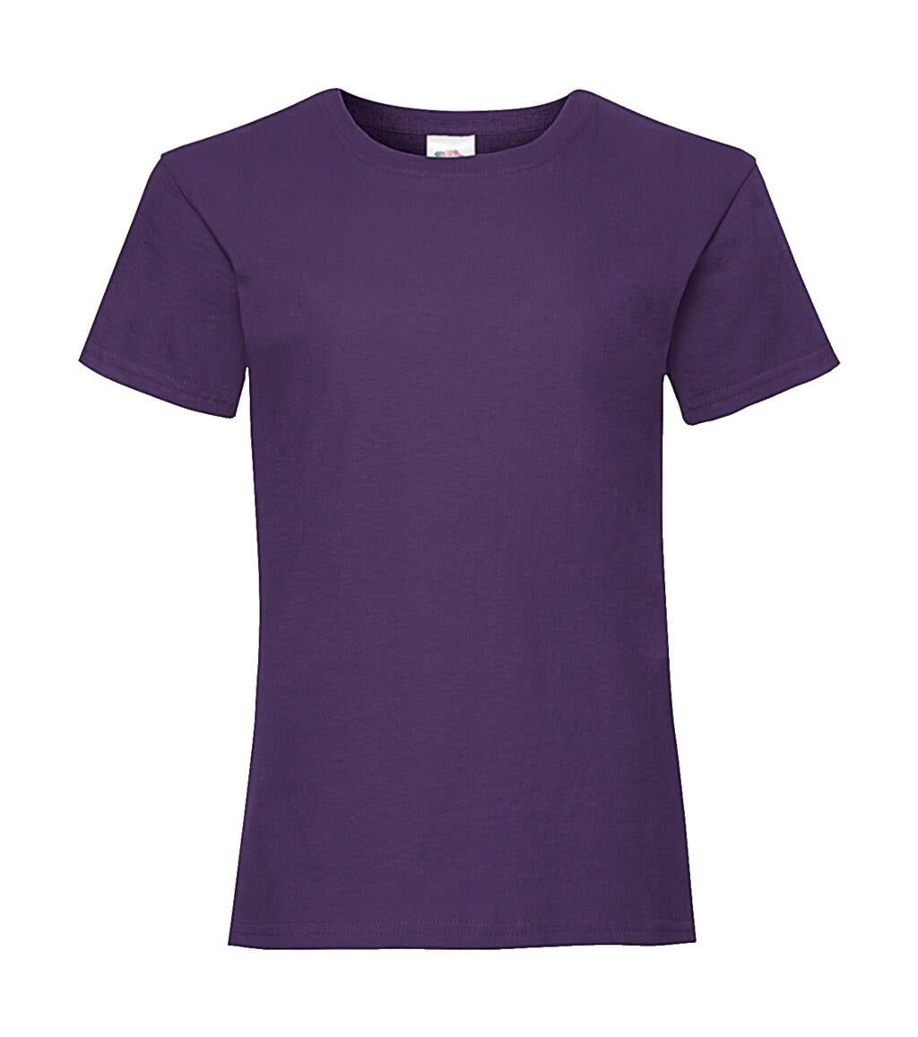 Girls Valueweight T in Farbe Purple