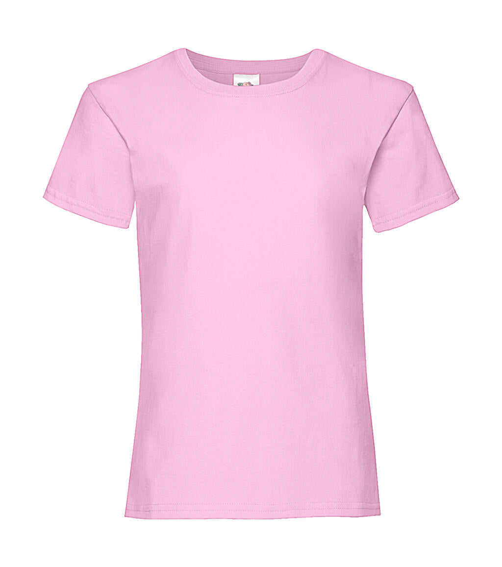 Girls Valueweight T in Farbe Light Pink
