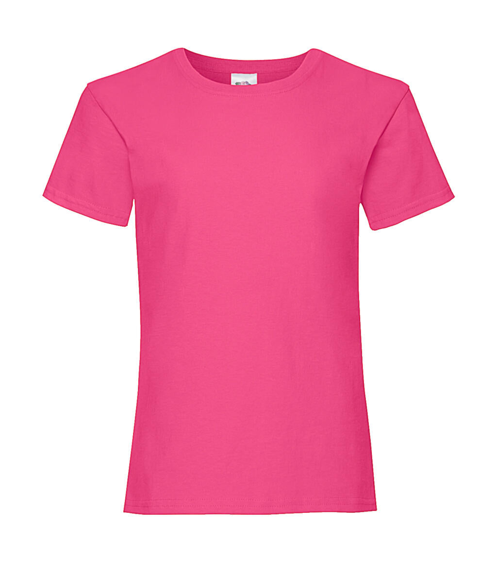Girls Valueweight T in Farbe Fuchsia