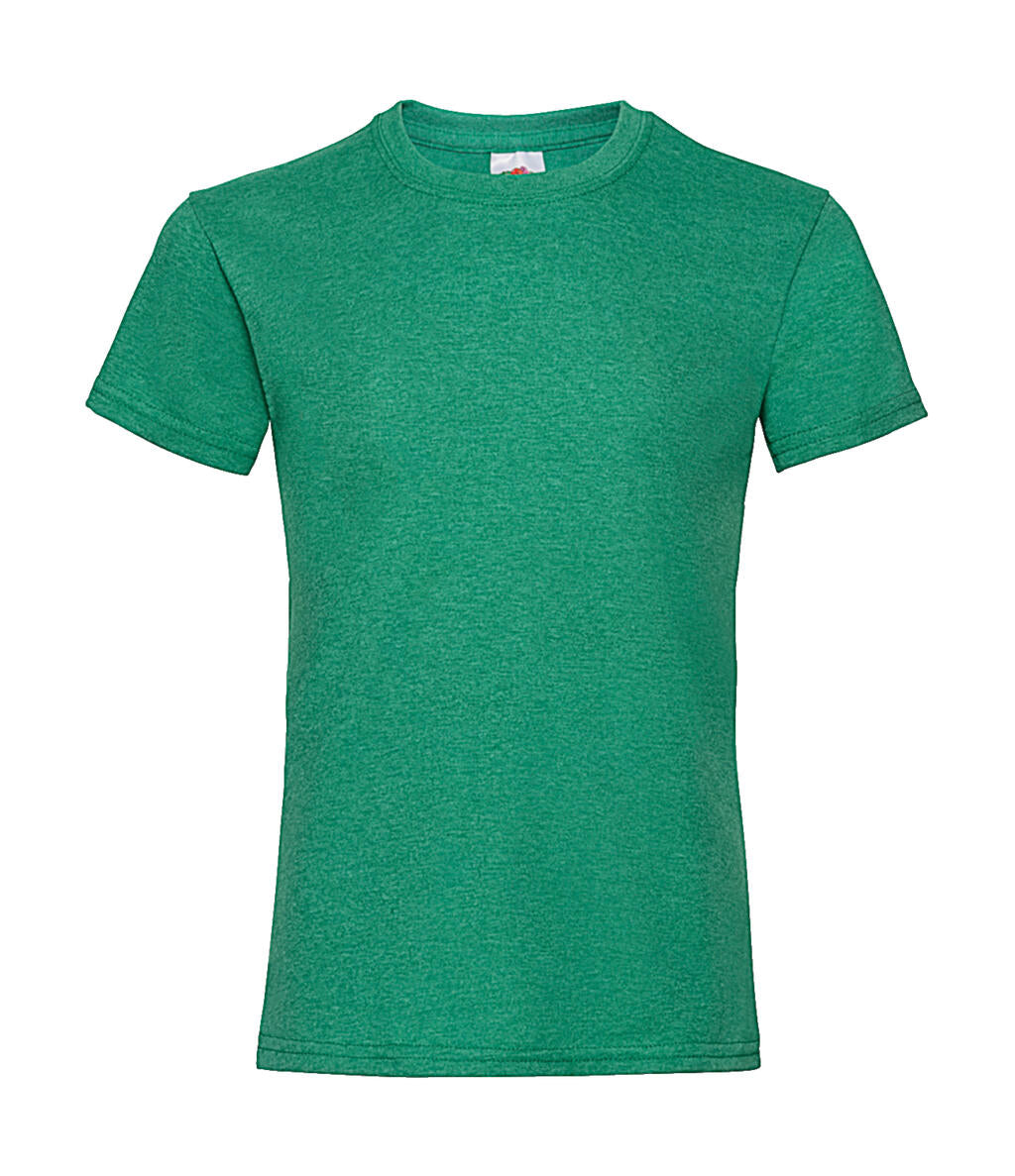 Girls Valueweight T in Farbe Heather Green