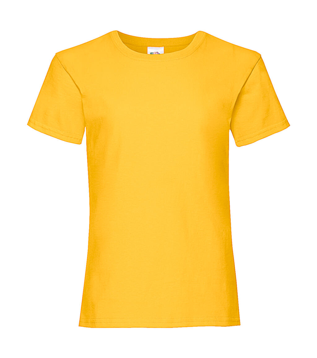 Girls Valueweight T in Farbe Sunflower