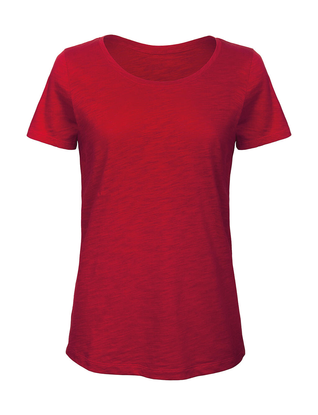 Organic Inspire Slub T /women_° in Farbe Chic Red