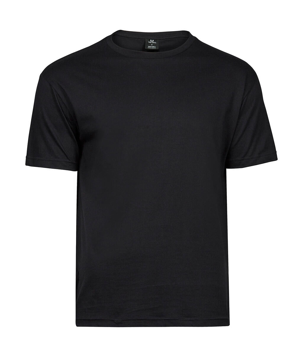 Men's Fashion Sof Tee in Farbe Black