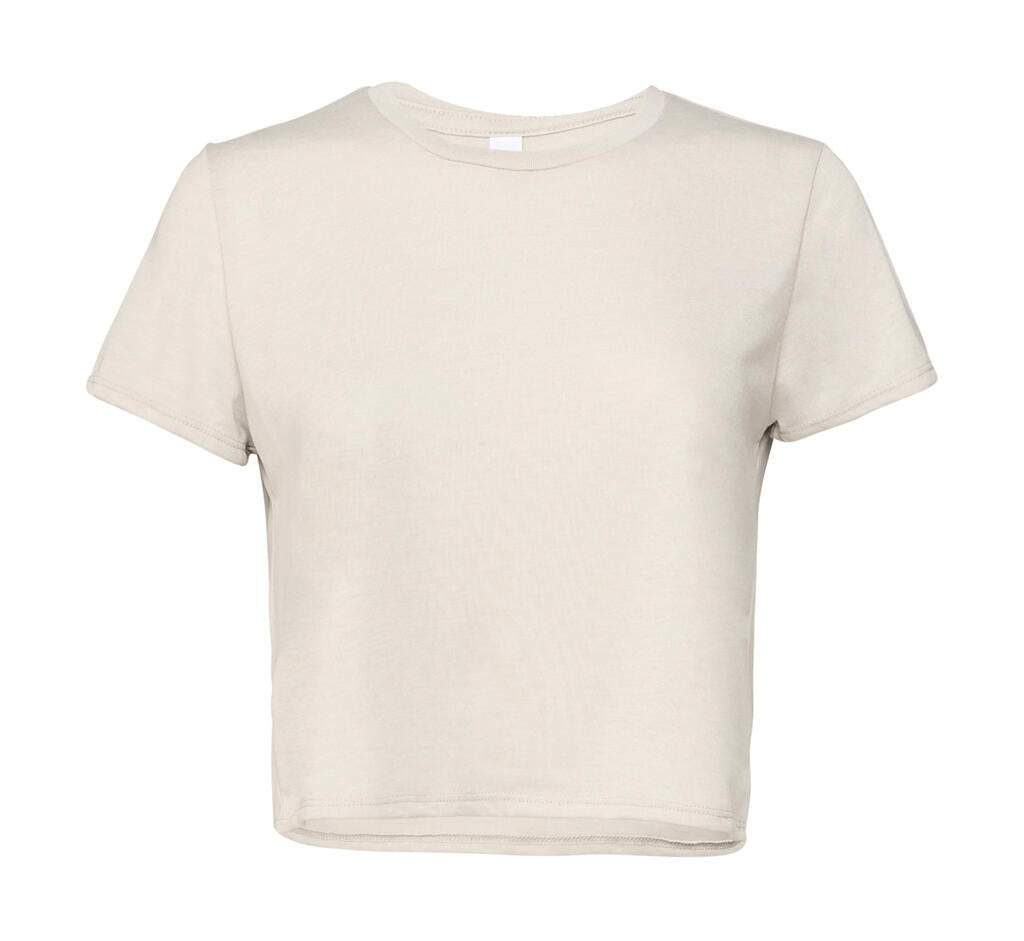 Women's Flowy Cropped Tee in Farbe Heather Dust