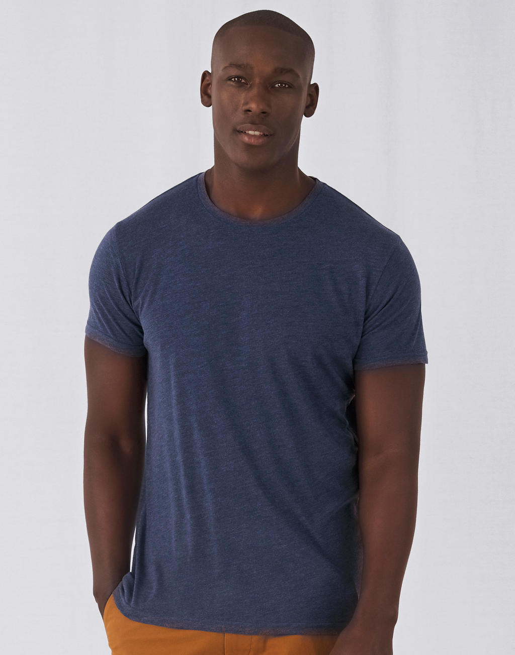 Triblend/men T-Shirt in Farbe White