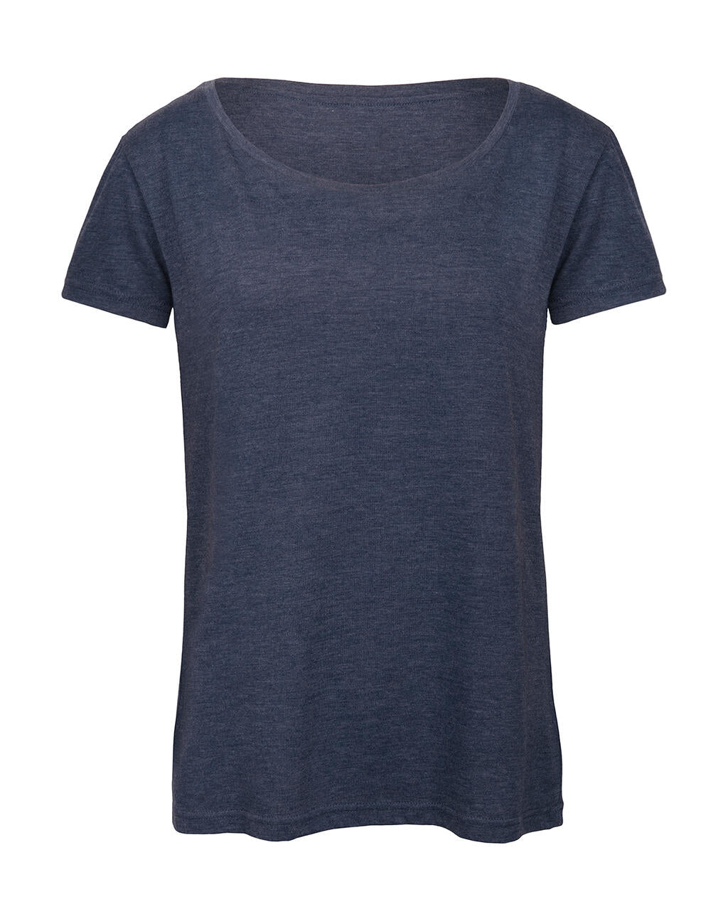 Triblend/women T-Shirt in Farbe Heather Navy