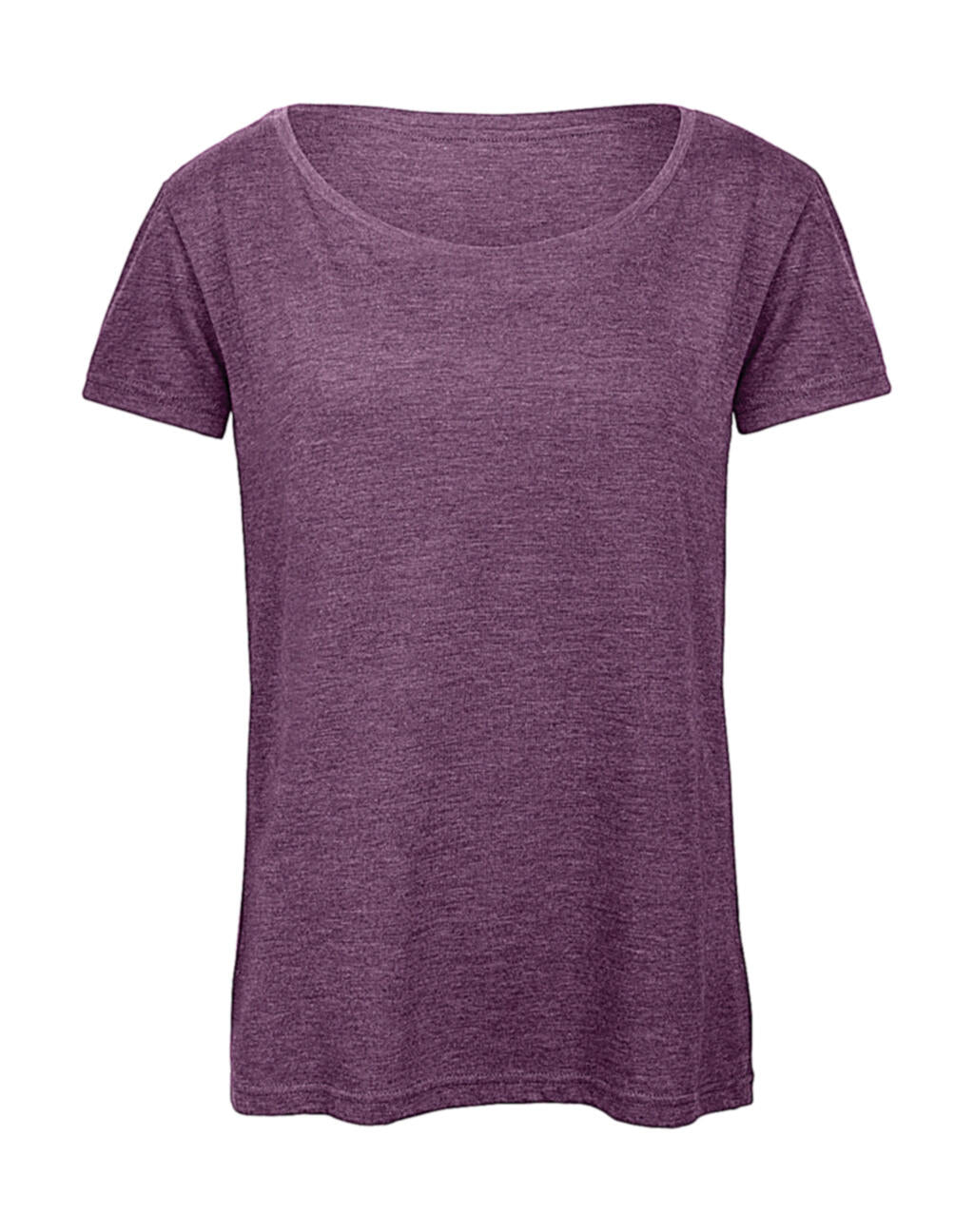Triblend/women T-Shirt in Farbe Heather Purple