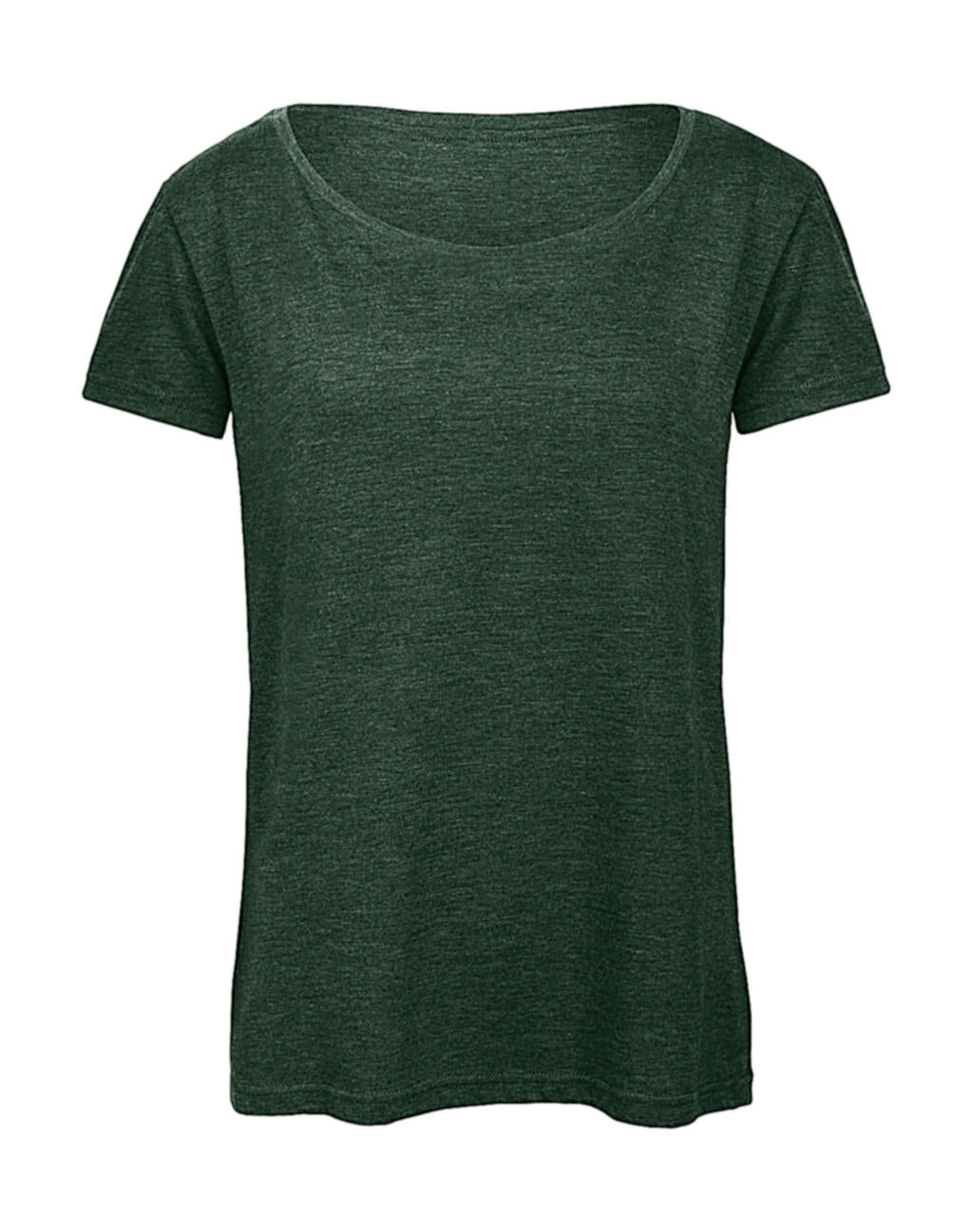 Triblend/women T-Shirt in Farbe Heather Forest