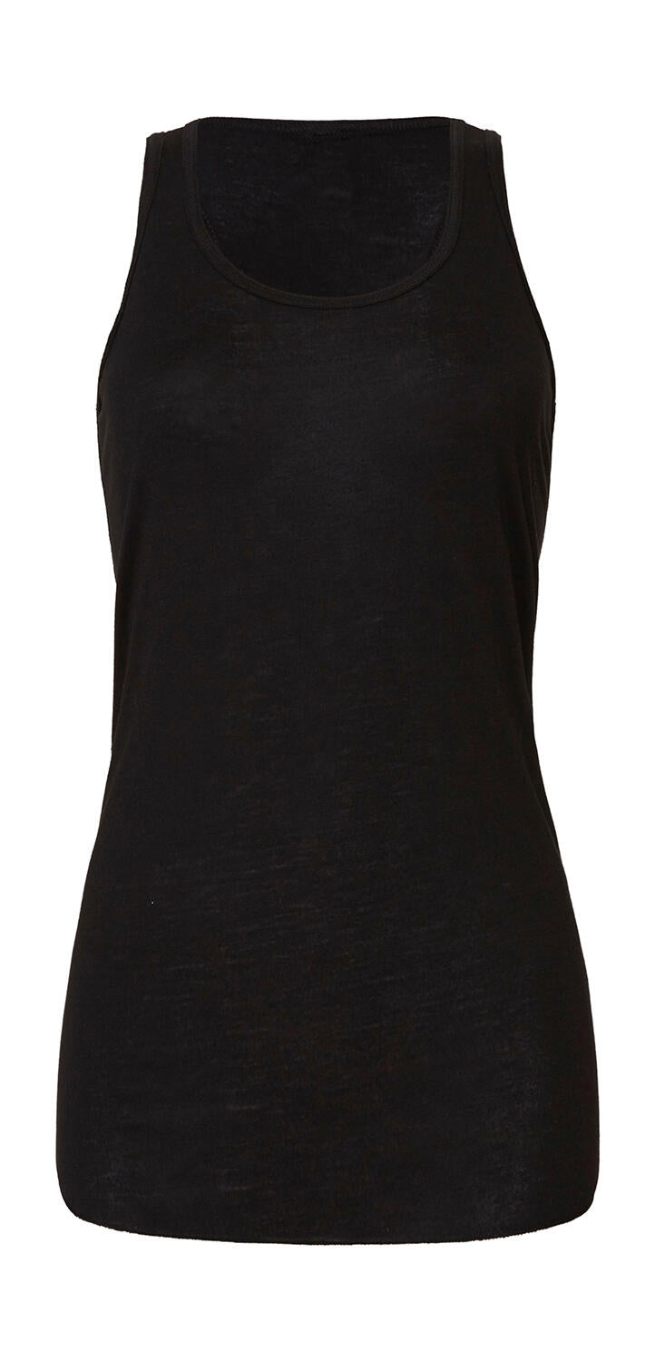Flowy Racerback Tank Top in Farbe Black
