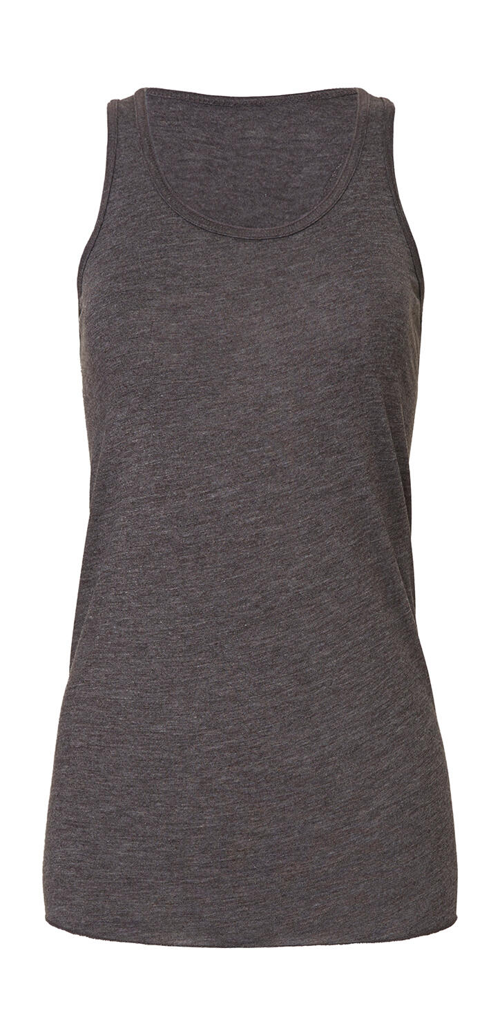 Flowy Racerback Tank Top in Farbe Dark Grey Heather