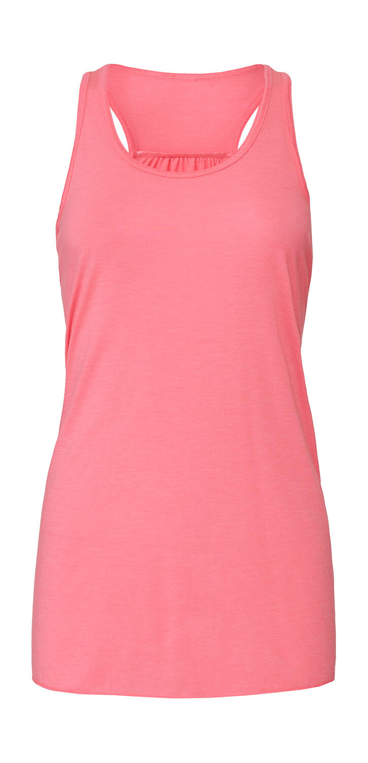 Flowy Racerback Tank Top in Farbe Neon Pink