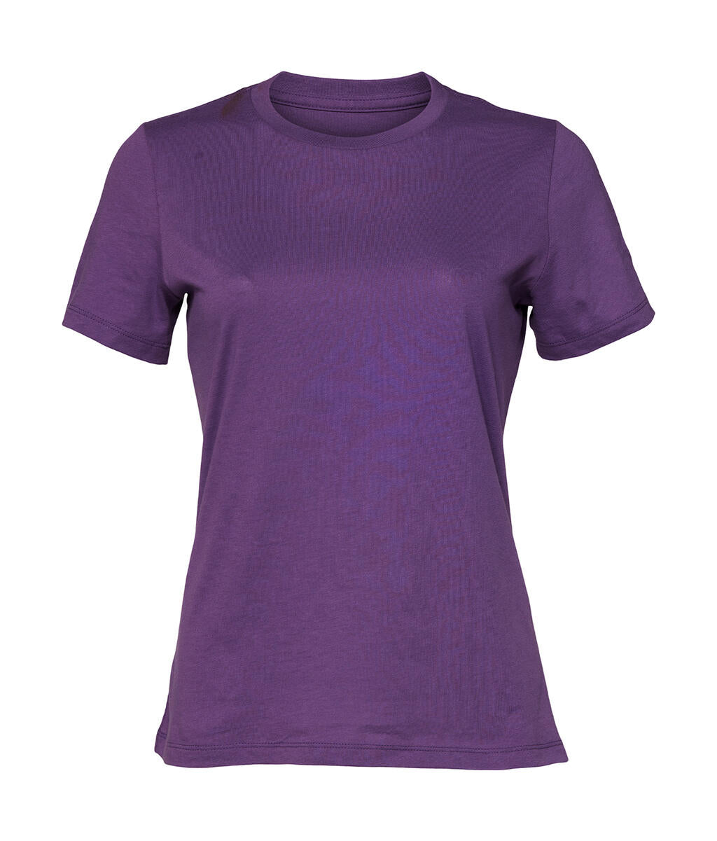 Women's Relaxed Jersey Short Sleeve Tee in Farbe Royal Purple