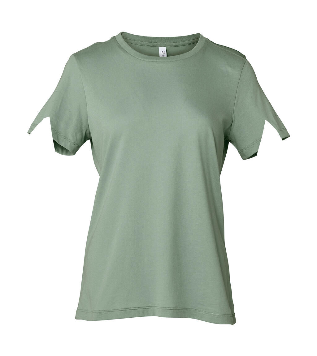 Women's Relaxed Jersey Short Sleeve Tee in Farbe Sage