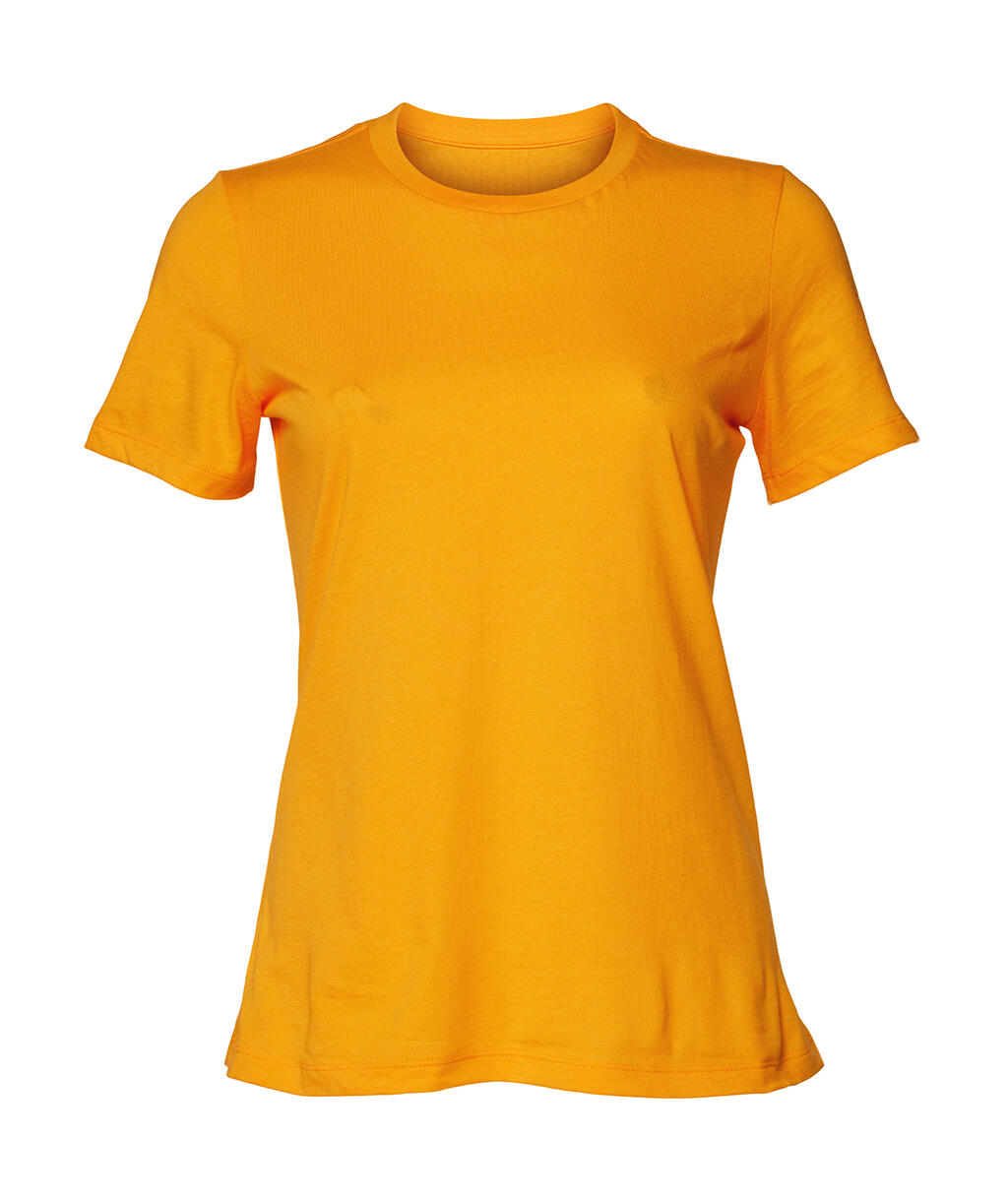 Women's Relaxed Jersey Short Sleeve Tee in Farbe Gold