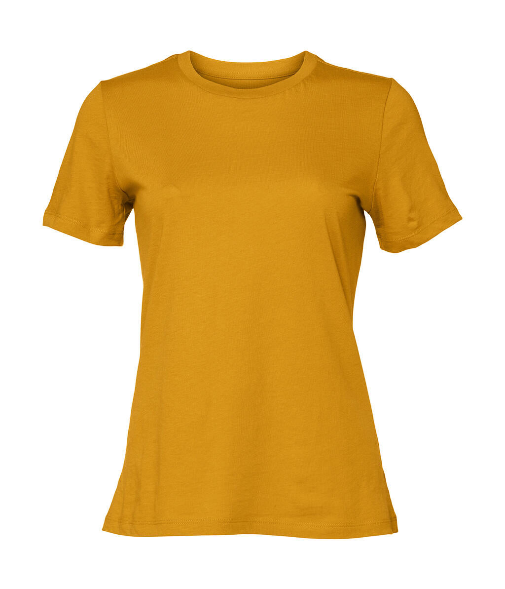 Women's Relaxed Jersey Short Sleeve Tee in Farbe Mustard