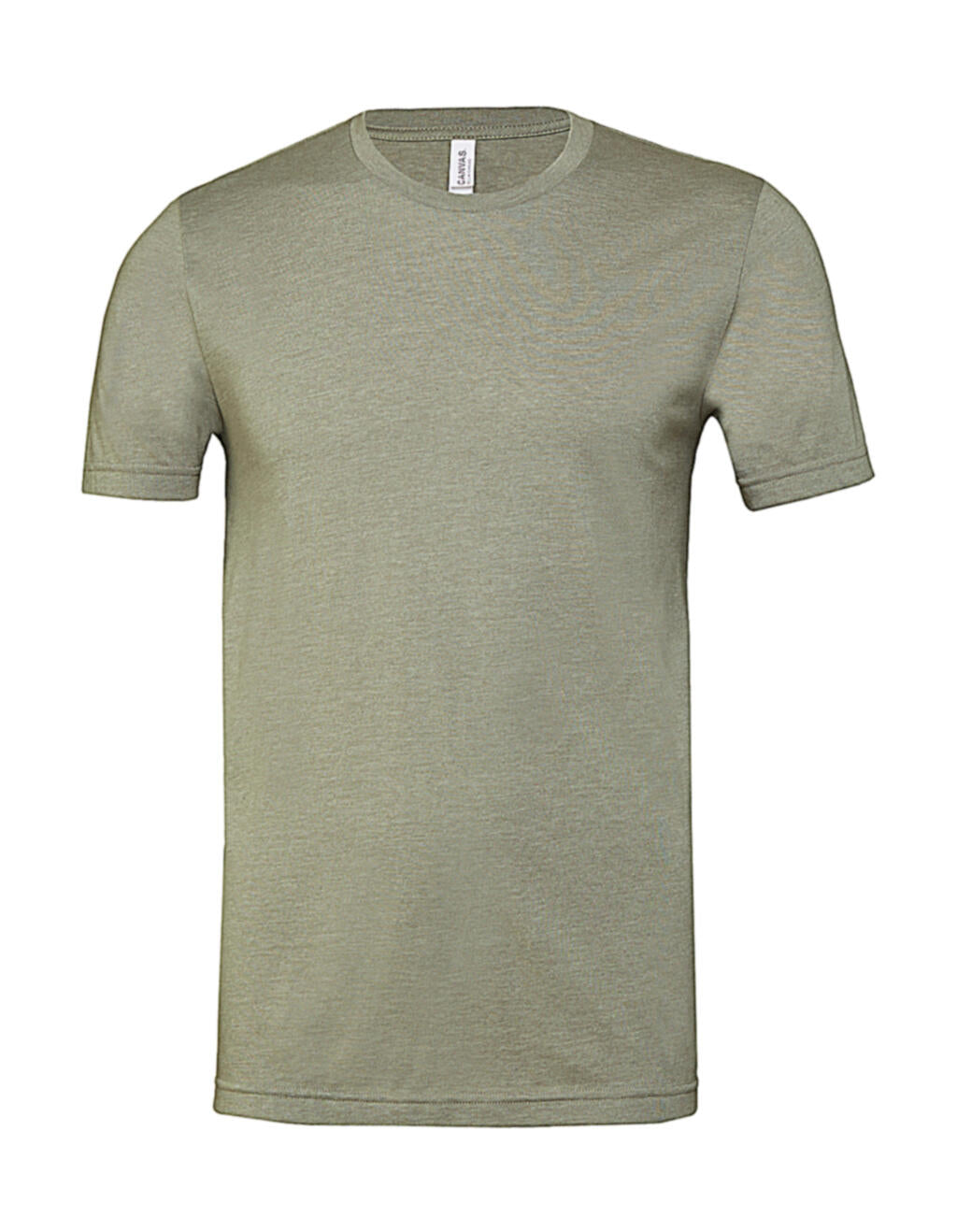 Unisex Heather CVC Short Sleeve Tee in Farbe Heather Stone