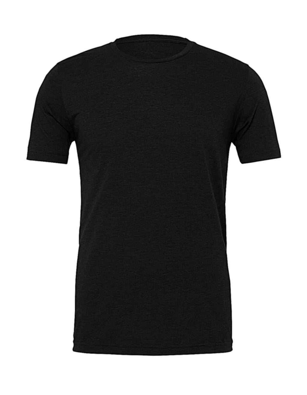 Unisex Heather CVC Short Sleeve Tee in Farbe Black Heather