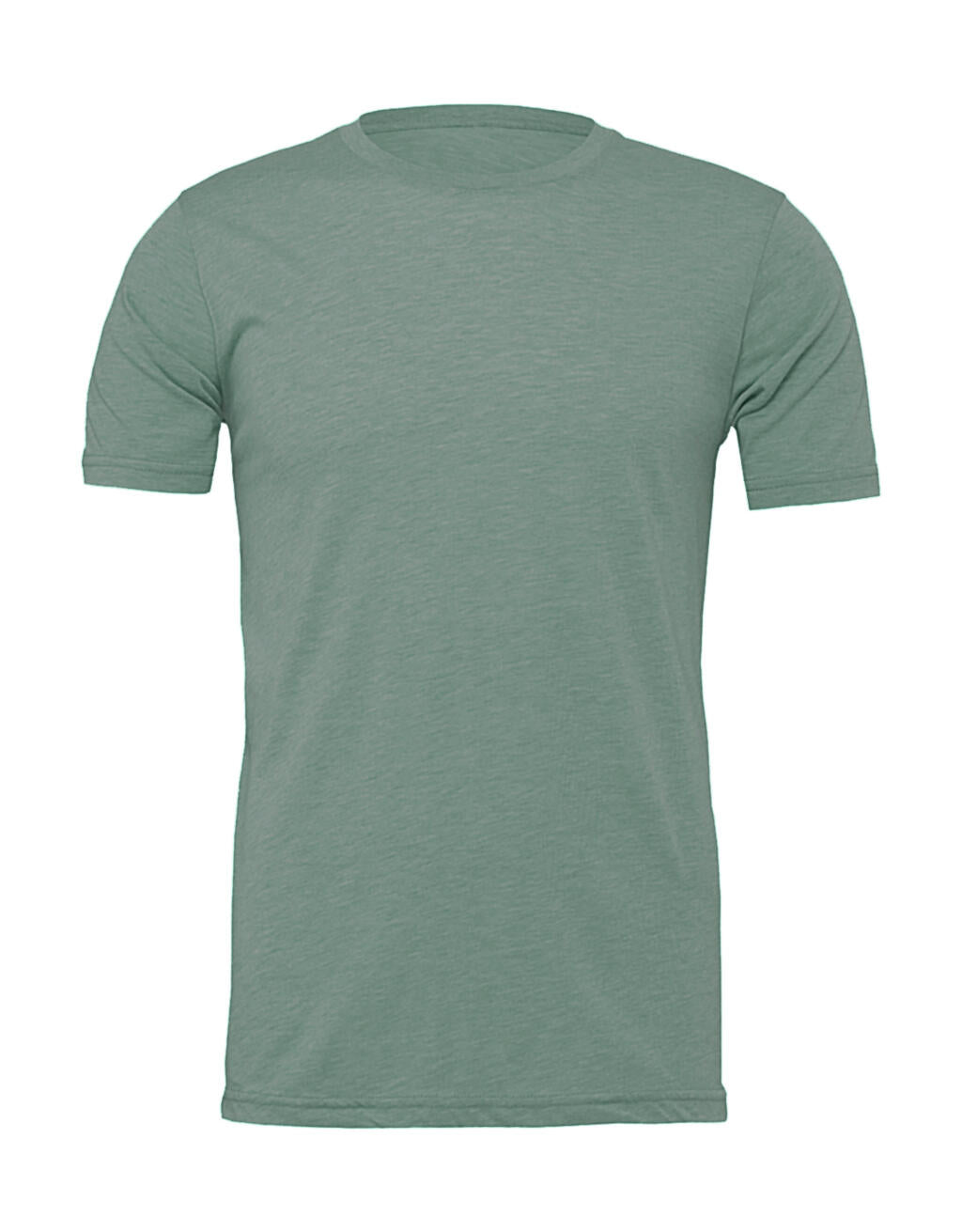 Unisex Heather CVC Short Sleeve Tee in Farbe Heather Dusty Blue