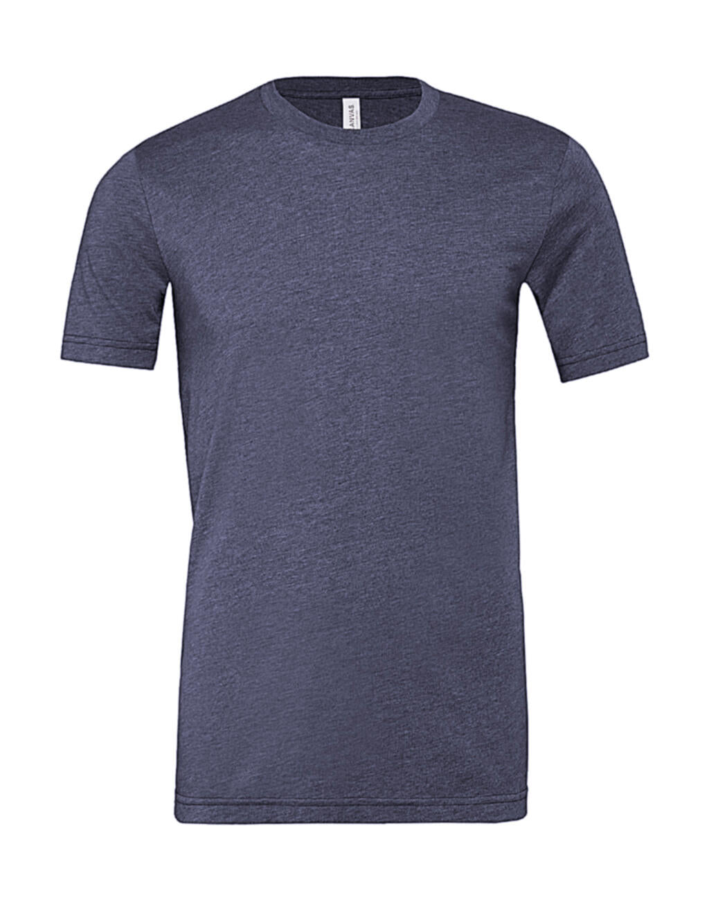 Unisex Heather CVC Short Sleeve Tee in Farbe Heather Navy