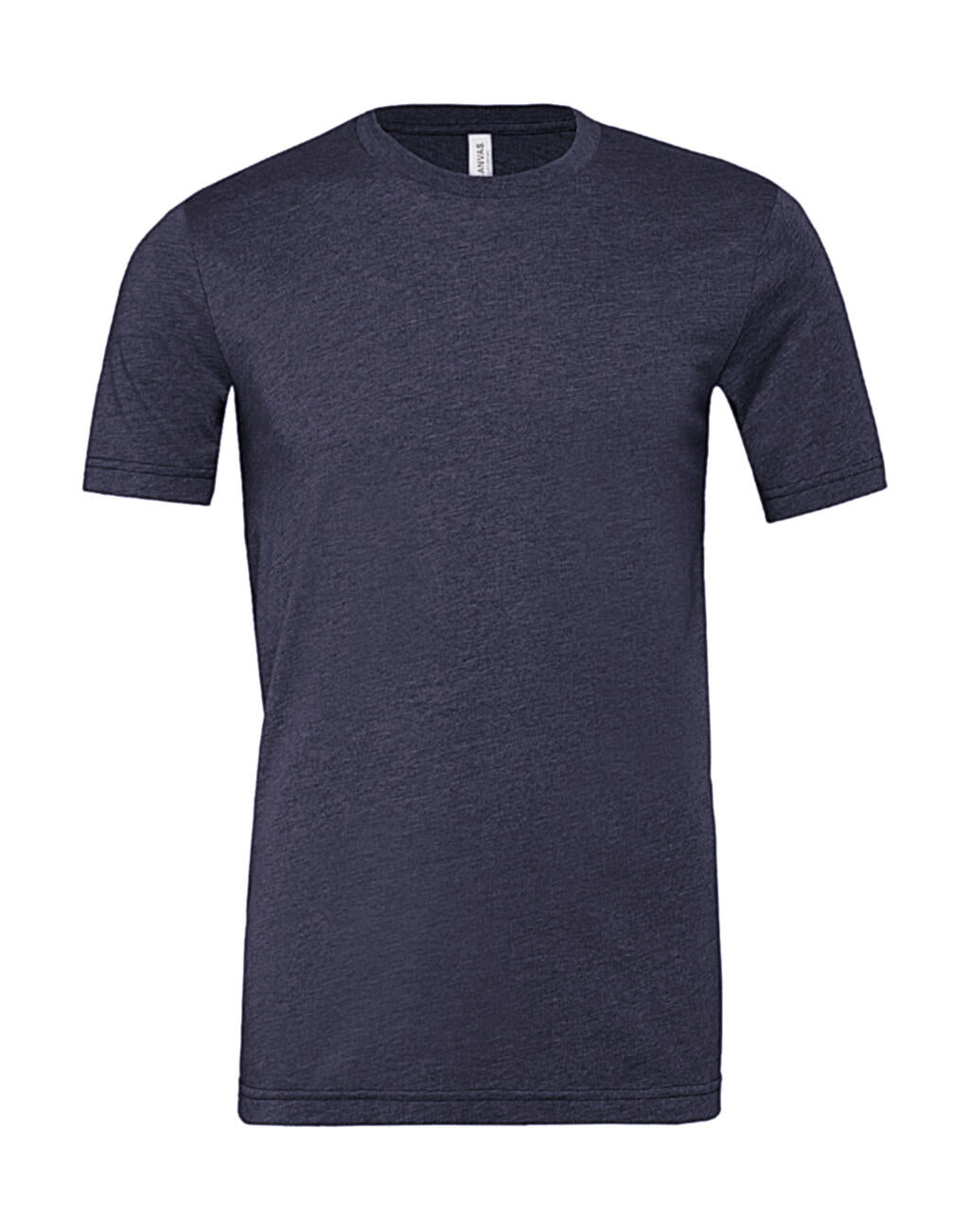 Unisex Heather CVC Short Sleeve Tee in Farbe Heather Midnight Navy