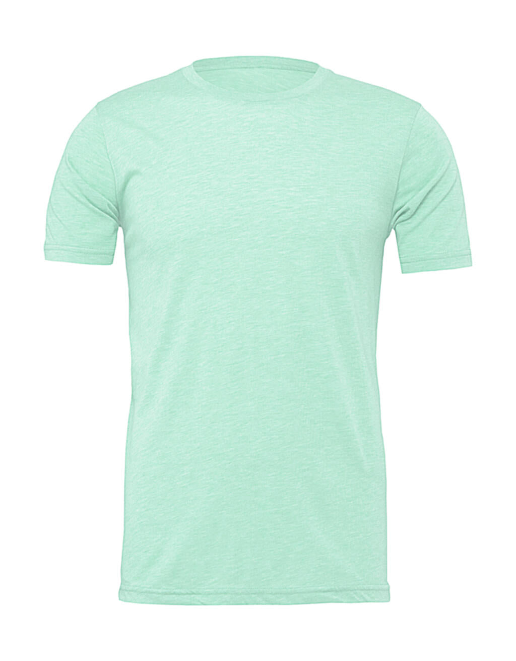 Unisex Heather CVC Short Sleeve Tee in Farbe Heather Prism Dusty Blue