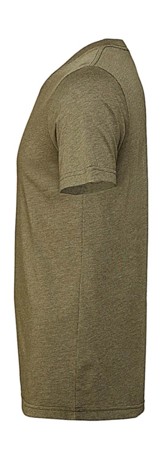 Unisex Heather CVC Short Sleeve Tee in Farbe Heather Stone