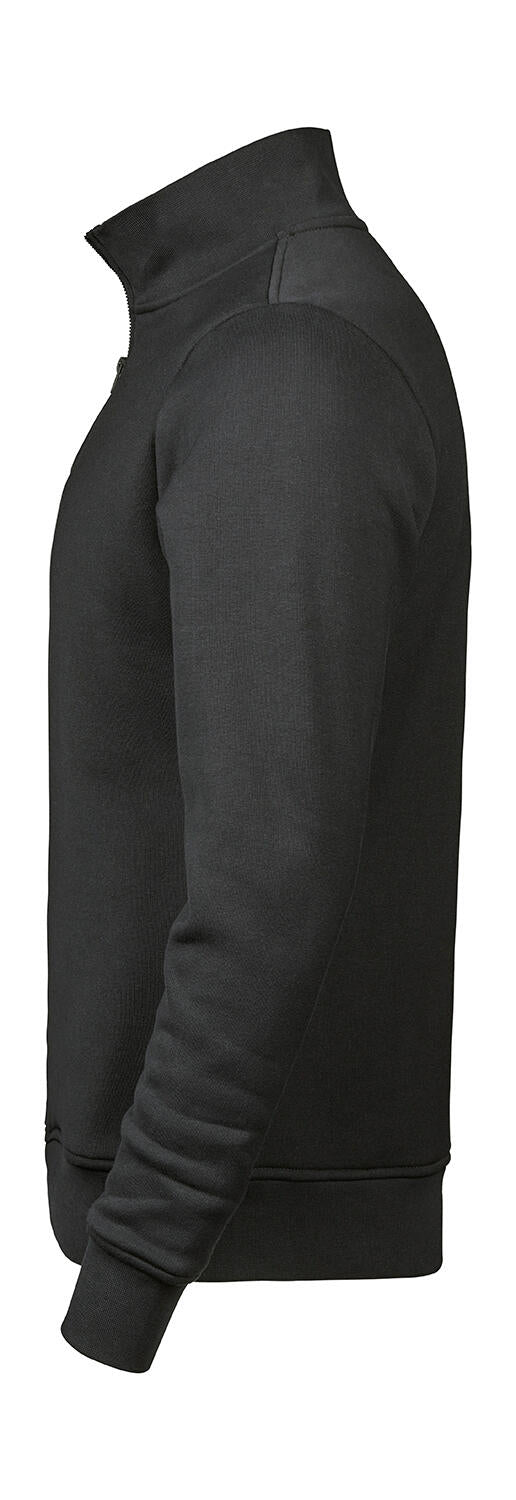 Half Zip Sweatshirt in Farbe Black
