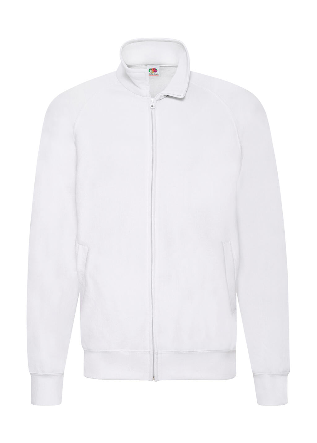 Lightweight Sweat Jacket in Farbe White