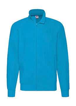 Lightweight Sweat Jacket in Farbe Azure Blue