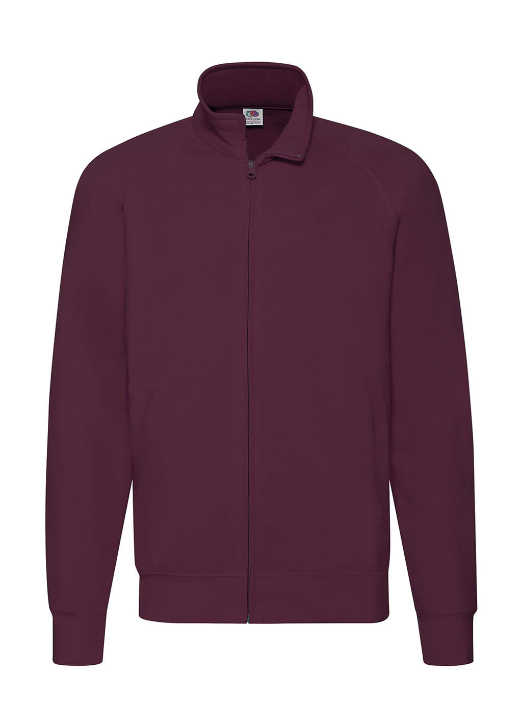 Lightweight Sweat Jacket in Farbe Burgundy