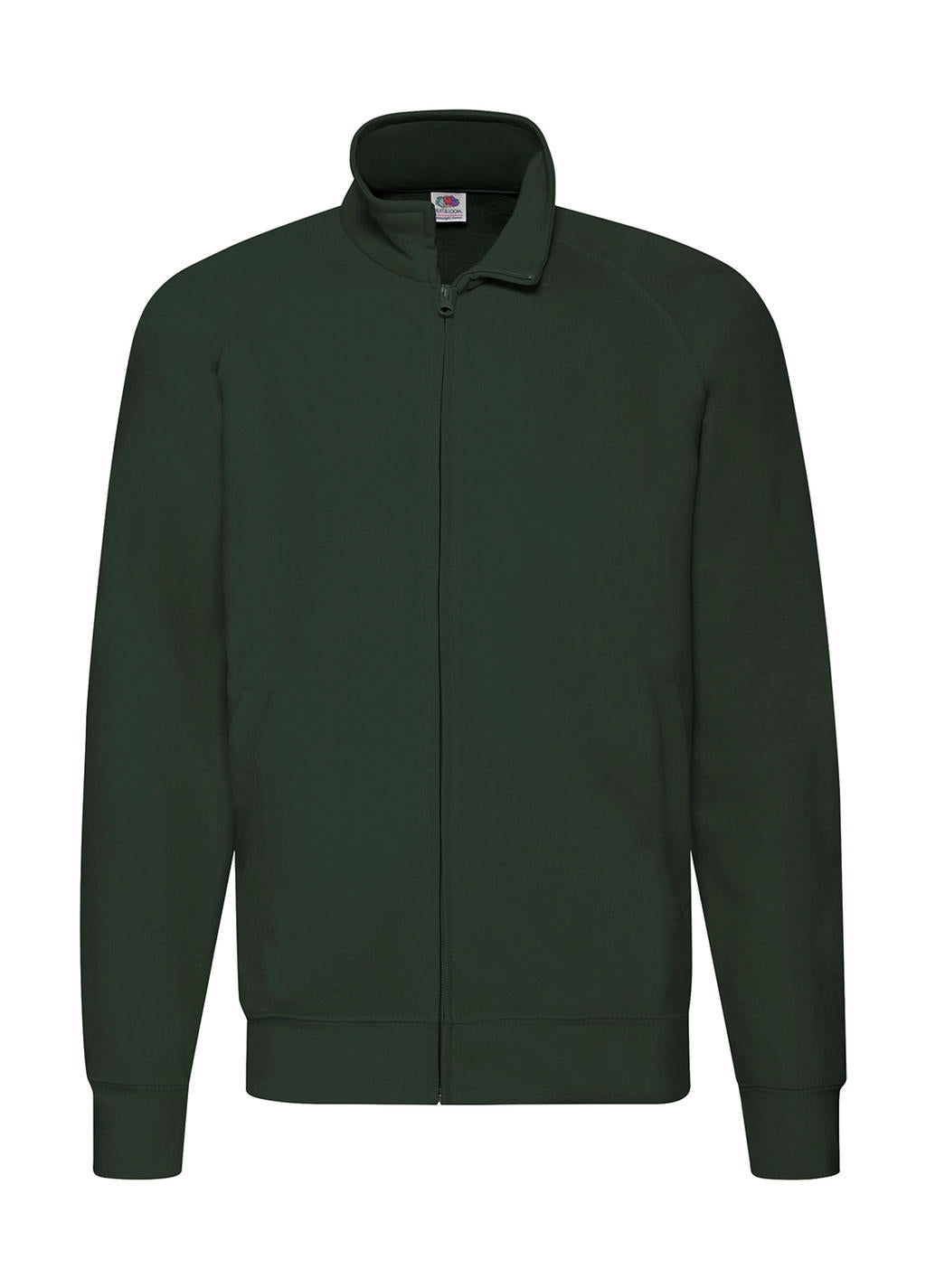 Lightweight Sweat Jacket in Farbe Bottle Green