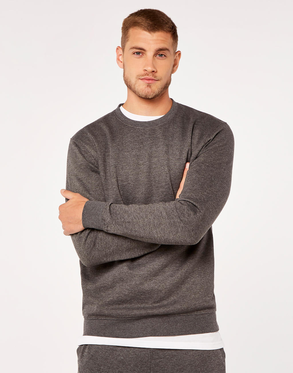 Regular Fit Sweatshirt Superwash® 60º in Farbe Black
