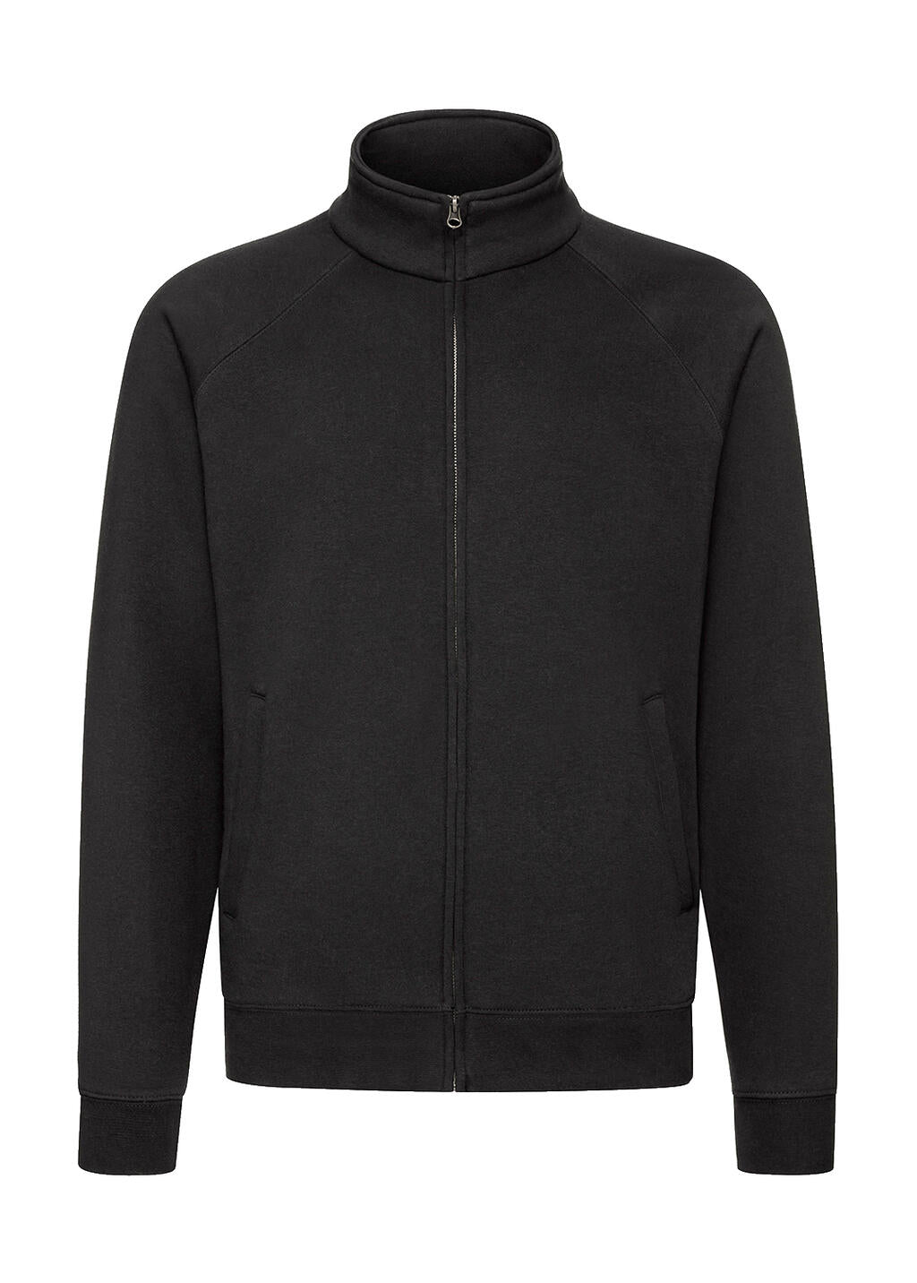 Premium Sweat Jacket in Farbe Black