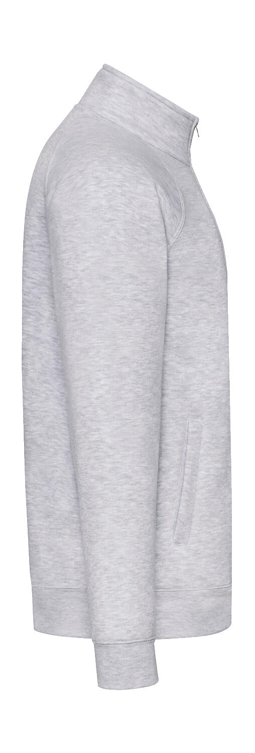 Premium Sweat Jacket in Farbe White