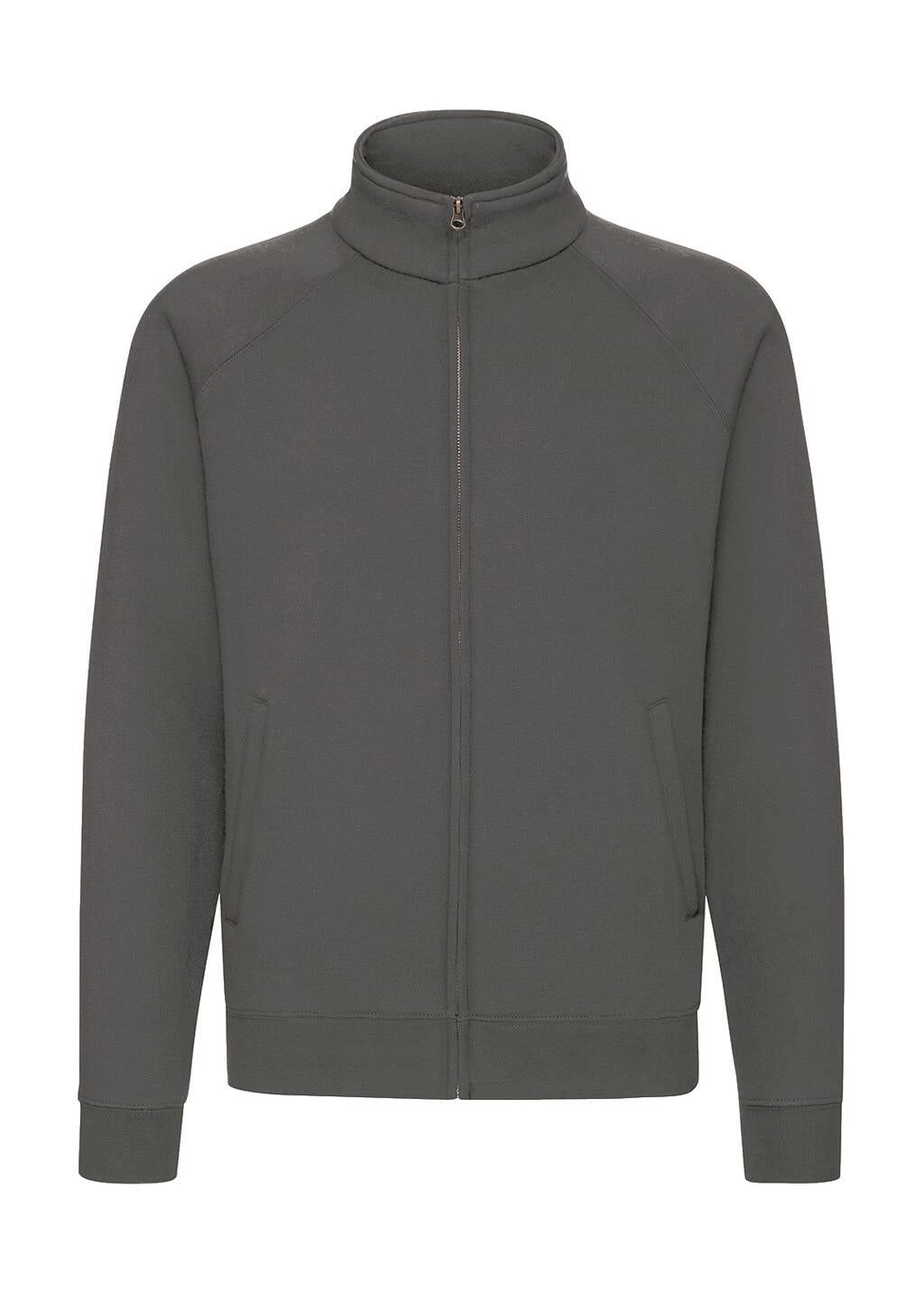 Premium Sweat Jacket in Farbe Light Graphite
