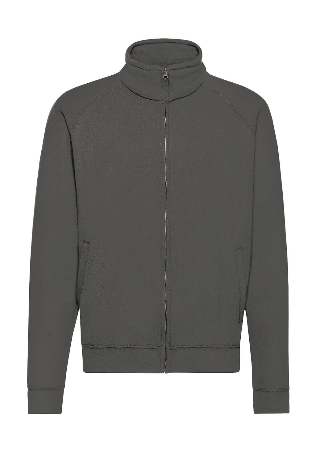 Classic Sweat Jacket in Farbe Light Graphite
