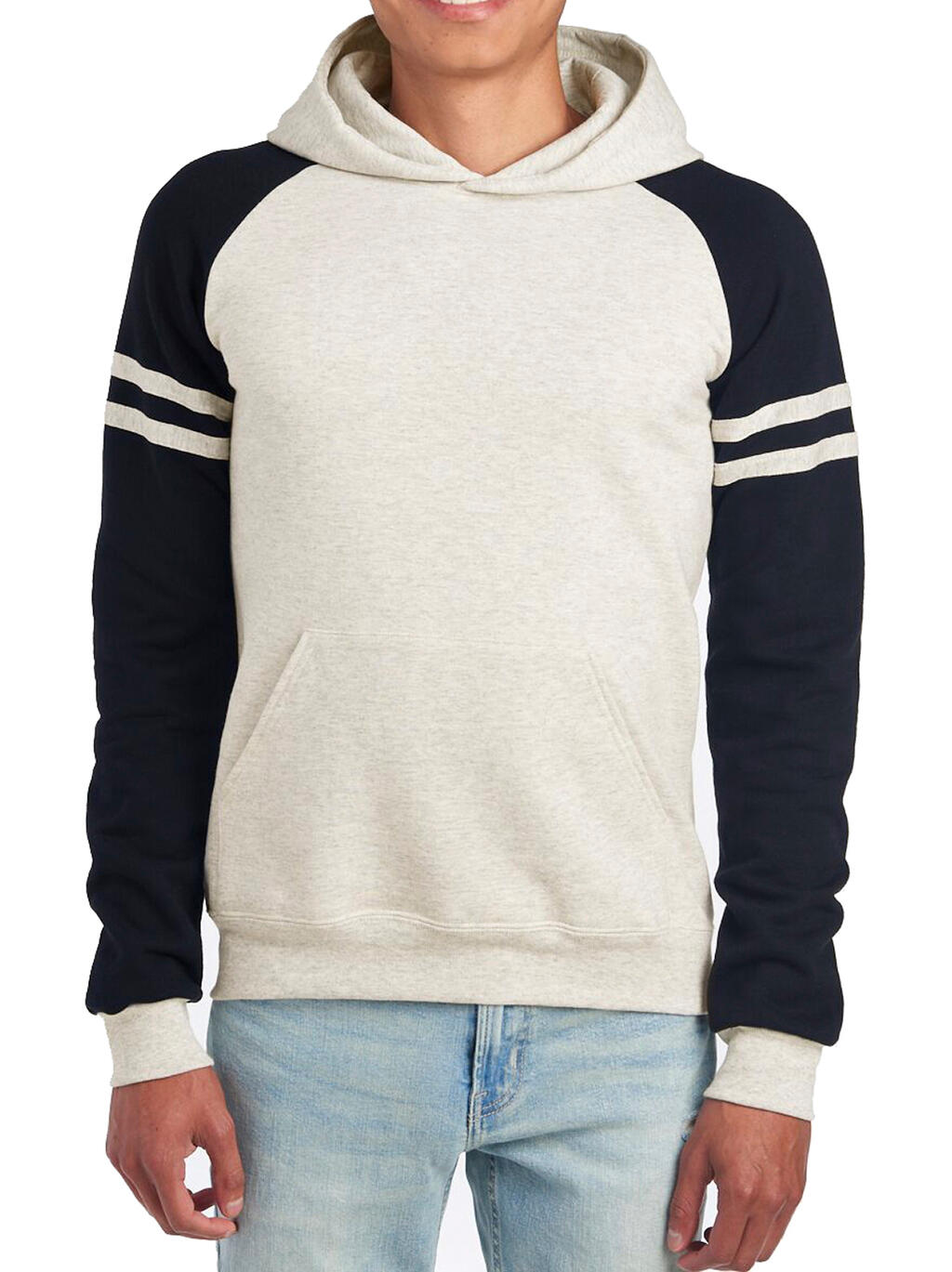 NuBlend Varsity Colour-Block Hooded Sweatshirt - ShirtStore