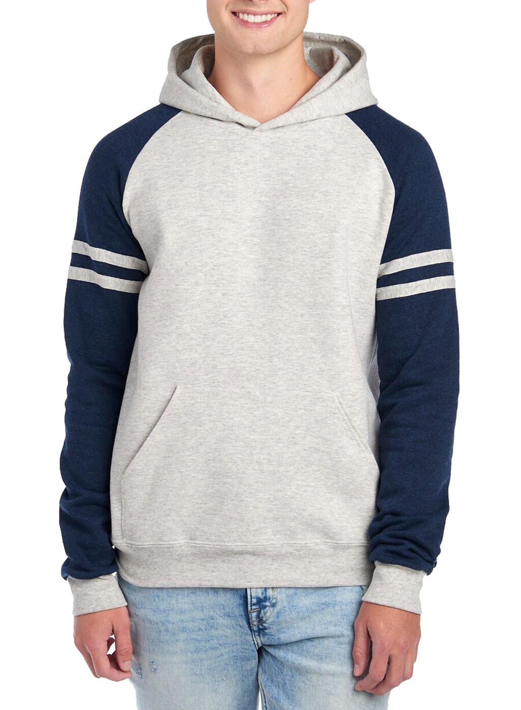 NuBlend Varsity Colour-Block Hooded Sweatshirt - ShirtStore