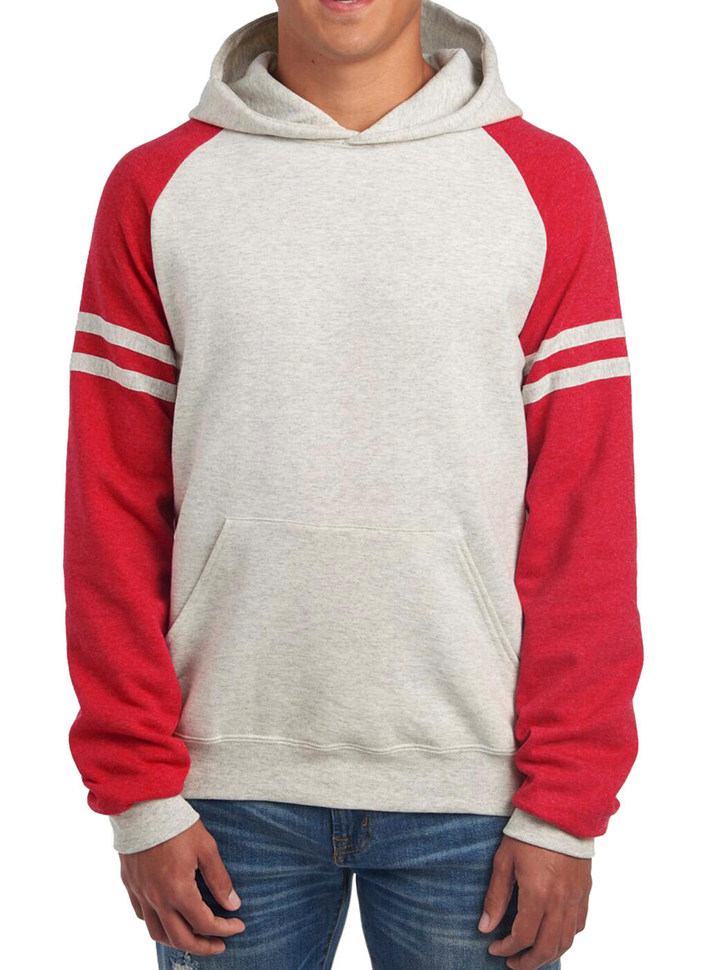NuBlend Varsity Colour-Block Hooded Sweatshirt - ShirtStore